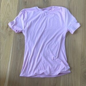 Lululemon Athletica Pink Fitted Short Sleeve Tee